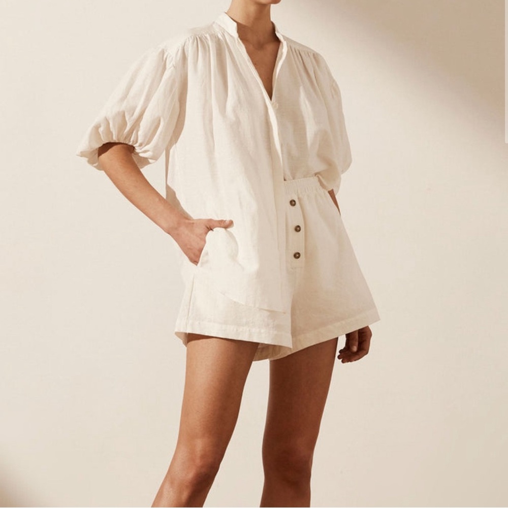 SHONA JOY PRISCILA SHORT - RICE SIZE US 8